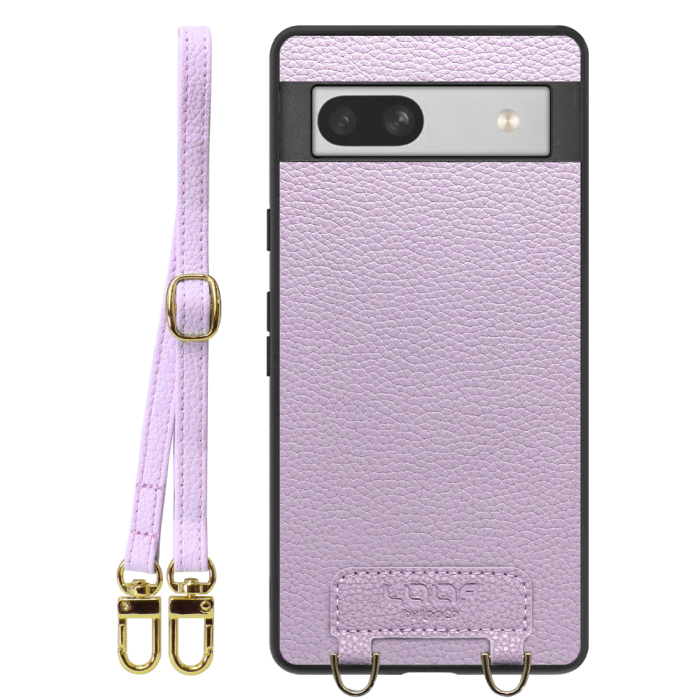 [ LOOF LUXURY-SHELL SHOULDER ] Google Pixel 7a googlepixel7a pixel7a ショルダーストラップ付き シンプルでスマート 本革 シェル型ケース ショルダー ストラップ スマホショルダー [ Google Pixel 7a ]