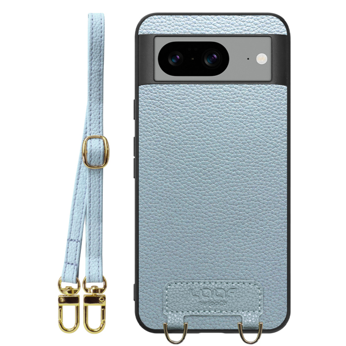 [ LOOF LUXURY-SHELL SHOULDER ] Google pixel 8 googlepixel8 Pixel8 ピクセル8 ショルダーストラップ付き シンプルでスマート 本革 シェル型ケース ショルダー ストラップ スマホショルダー [ Google Pixel 8 ]