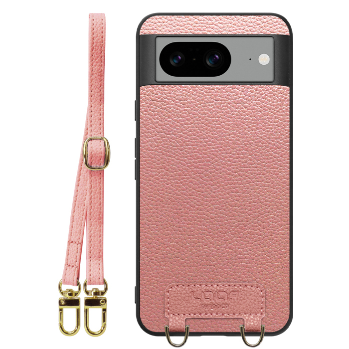 [ LOOF LUXURY-SHELL SHOULDER ] Google pixel 8 googlepixel8 Pixel8 ピクセル8 ショルダーストラップ付き シンプルでスマート 本革 シェル型ケース ショルダー ストラップ スマホショルダー [ Google Pixel 8 ]