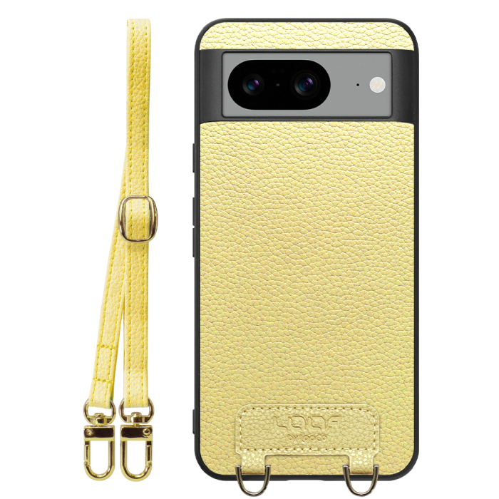 [ LOOF LUXURY-SHELL SHOULDER ] Google pixel 8 googlepixel8 Pixel8 ピクセル8 ショルダーストラップ付き シンプルでスマート 本革 シェル型ケース ショルダー ストラップ スマホショルダー [ Google Pixel 8 ]