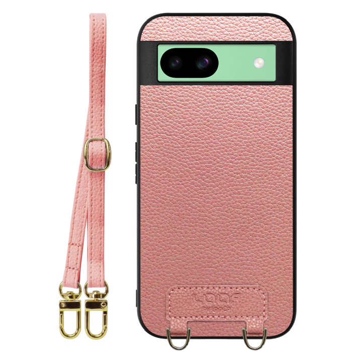 [ LOOF LUXURY-SHELL SHOULDER ] Google Pixel 8a googlepixel8a Pixel8a ピクセル8a ショルダーストラップ付き シンプルでスマート 本革 シェル型ケース ショルダー ストラップ スマホショルダー [ Google Pixel 8a ]