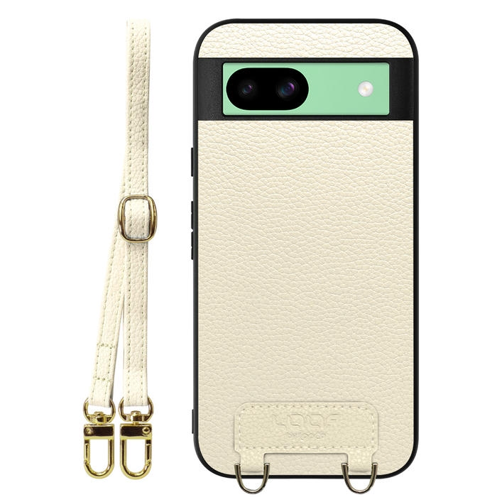 [ LOOF LUXURY-SHELL SHOULDER ] Google Pixel 8a googlepixel8a Pixel8a ピクセル8a ショルダーストラップ付き シンプルでスマート 本革 シェル型ケース ショルダー ストラップ スマホショルダー [ Google Pixel 8a ]