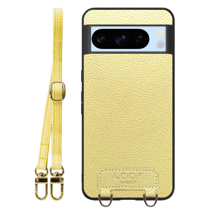 [ LOOF LUXURY-SHELL SHOULDER ] Google pixel 8 Pro googlepixel8pro Pixel8 8Pro プロ ピクセル8Pro ショルダーストラップ付き シンプルでスマート 本革 シェル型ケース ショルダー ストラップ スマホショルダー [ Google Pixel 8 Pro ]