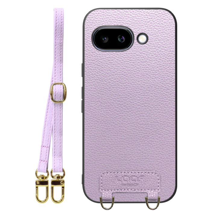 [ LOOF LUXURY-SHELL SHOULDER ] Google Pixel 9a Google Pixel9a ピクセル9a ショルダーストラップ付き シンプルでスマート 本革 シェル型ケース ショルダー ストラップ スマホショルダー [ Google Pixel 9a ]