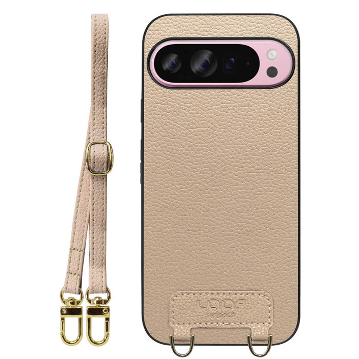 [ LOOF LUXURY-SHELL SHOULDER ] Google Pixel 9 Pro XL Google Pixel9proxl ピクセル9プロXL ショルダーストラップ付き シンプルでスマート 本革 シェル型ケース ショルダー ストラップ スマホショルダー [ Google Pixel 9 Pro XL ]