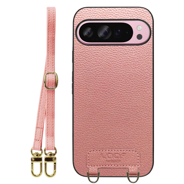 [ LOOF LUXURY-SHELL SHOULDER ] Google Pixel 9 Pro XL Google Pixel9proxl ピクセル9プロXL ショルダーストラップ付き シンプルでスマート 本革 シェル型ケース ショルダー ストラップ スマホショルダー [ Google Pixel 9 Pro XL ]