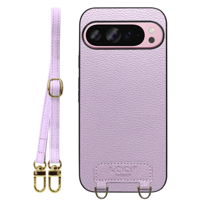 [ LOOF LUXURY-SHELL SHOULDER ] Google Pixel 9 Pro XL Google Pixel9proxl ピクセル9プロXL ショルダーストラップ付き シンプルでスマート 本革 シェル型ケース ショルダー ストラップ スマホショルダー [ Google Pixel 9 Pro XL ]