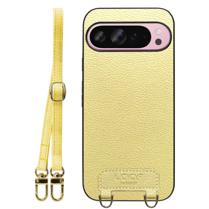 [ LOOF LUXURY-SHELL SHOULDER ] Google Pixel 9 Pro XL Google Pixel9proxl ピクセル9プロXL ショルダーストラップ付き シンプルでスマート 本革 シェル型ケース ショルダー ストラップ スマホショルダー [ Google Pixel 9 Pro XL ]
