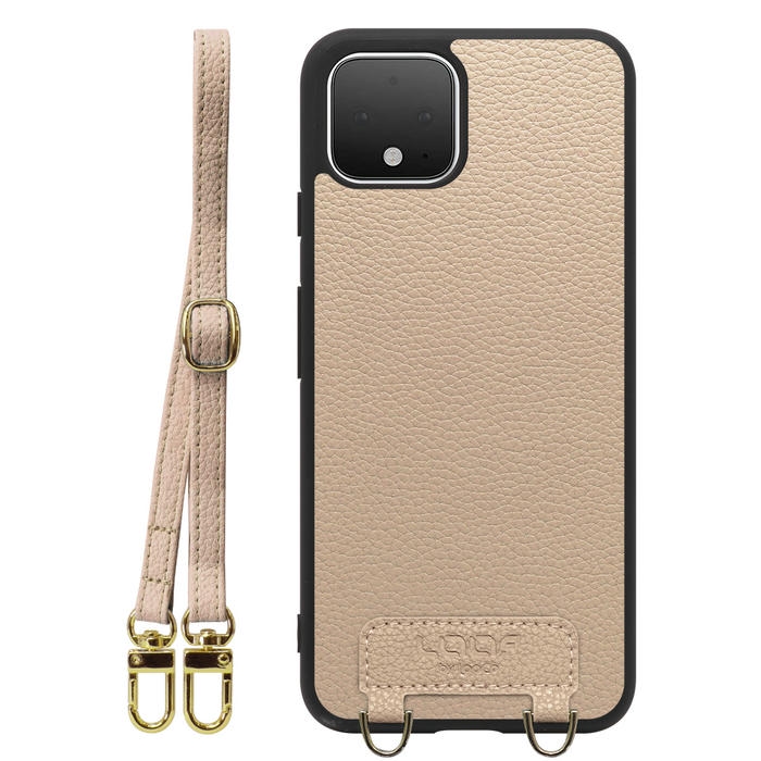 [ LOOF LUXURY-SHELL SHOULDER ] Google Pixel 4 googlepixel pixel4xl ピクセル4 ショルダーストラップ付き シンプルでスマート 本革 シェル型ケース ショルダー ストラップ スマホショルダー [ Google Pixel 4 ]