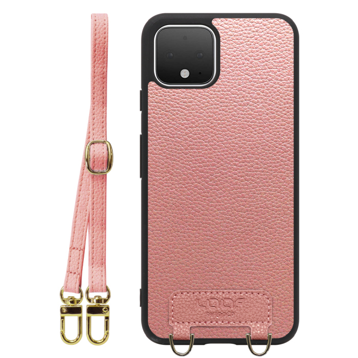[ LOOF LUXURY-SHELL SHOULDER ] Google Pixel 4 googlepixel pixel4xl ピクセル4 ショルダーストラップ付き シンプルでスマート 本革 シェル型ケース ショルダー ストラップ スマホショルダー [ Google Pixel 4 ]
