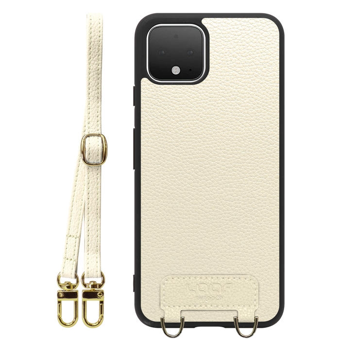 [ LOOF LUXURY-SHELL SHOULDER ] Google Pixel 4 googlepixel pixel4xl ピクセル4 ショルダーストラップ付き シンプルでスマート 本革 シェル型ケース ショルダー ストラップ スマホショルダー [ Google Pixel 4 ]