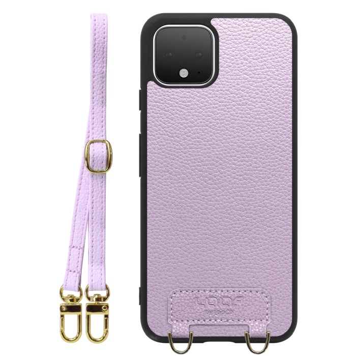 [ LOOF LUXURY-SHELL SHOULDER ] Google Pixel 4 googlepixel pixel4xl ピクセル4 ショルダーストラップ付き シンプルでスマート 本革 シェル型ケース ショルダー ストラップ スマホショルダー [ Google Pixel 4 ]