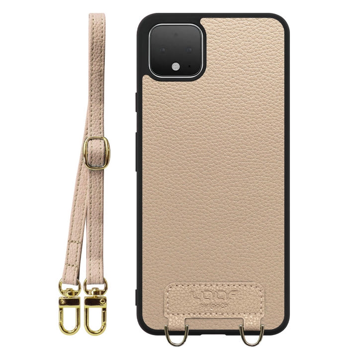 [ LOOF LUXURY-SHELL SHOULDER ] Google Pixel 4 XL googlepixel pixel4xl ピクセル4XL ショルダーストラップ付き シンプルでスマート 本革 シェル型ケース ショルダー ストラップ スマホショルダー [ Google Pixel 4 XL ]