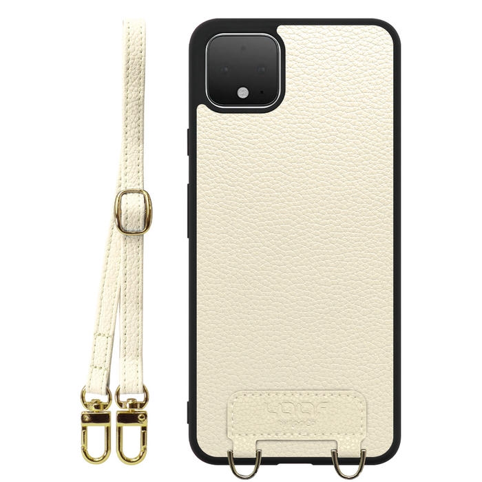 [ LOOF LUXURY-SHELL SHOULDER ] Google Pixel 4 XL googlepixel pixel4xl ピクセル4XL ショルダーストラップ付き シンプルでスマート 本革 シェル型ケース ショルダー ストラップ スマホショルダー [ Google Pixel 4 XL ]