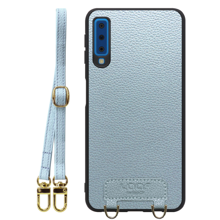 [ LOOF LUXURY-SHELL SHOULDER ] Galaxy A7 SM-A750C galaxya7 ショルダーストラップ付き シンプルでスマート 本革 シェル型ケース ショルダー ストラップ スマホショルダー [ Galaxy A7 ]