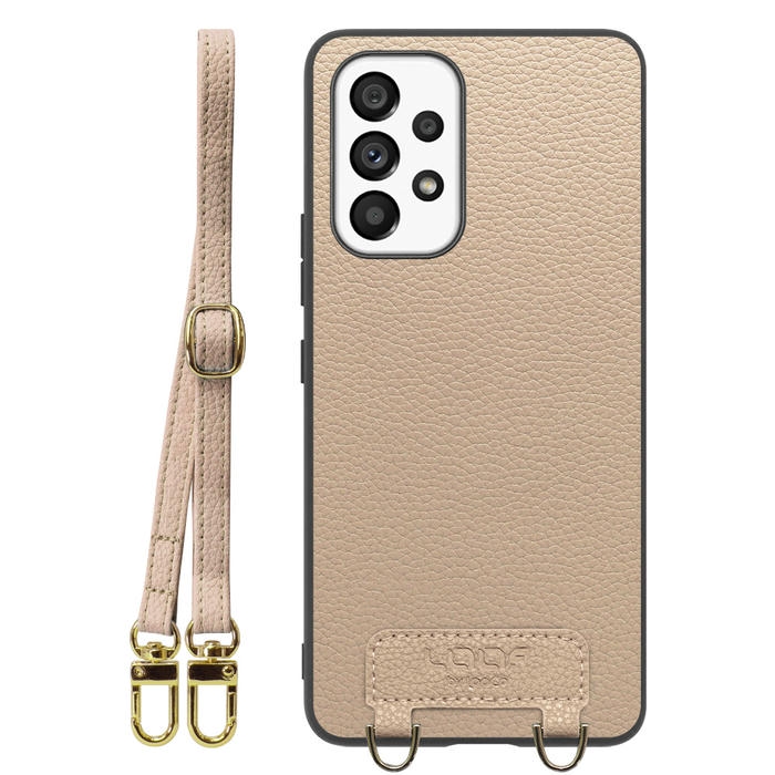 [ LOOF LUXURY-SHELL SHOULDER ] Galaxy A53 5G SC-53C / SCG15 a535g ショルダーストラップ付き シンプルでスマート 本革 シェル型ケース ショルダー ストラップ スマホショルダー [ Galaxy A53 5G ]