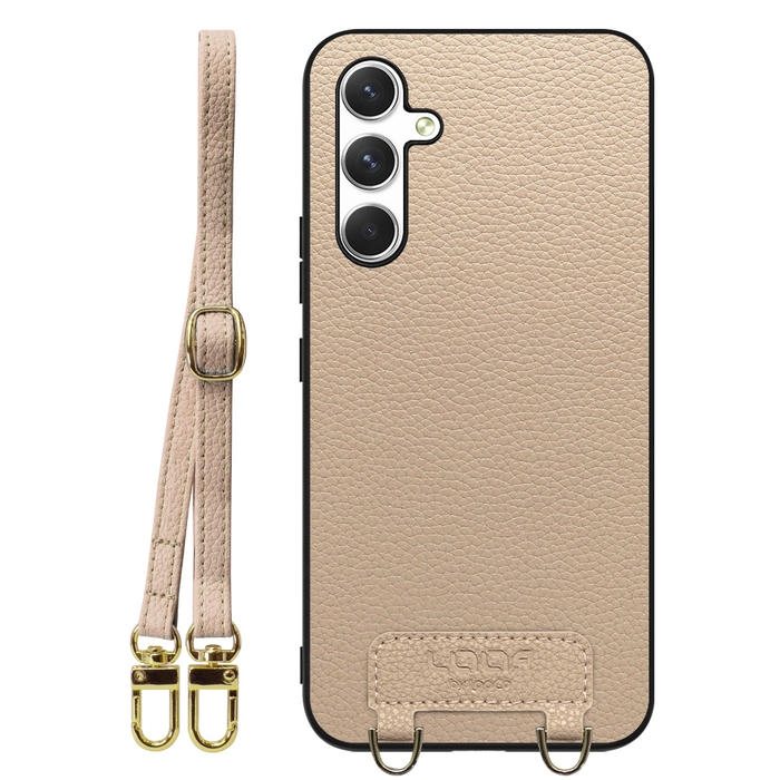 [ LOOF LUXURY-SHELL SHOULDER ] Galaxy A54 5G  ショルダーストラップ付き シンプルでスマート 本革 シェル型ケース ショルダー ストラップ スマホショルダー [ Galaxy A54 5G ]