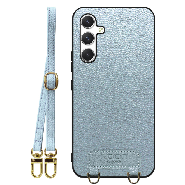 [ LOOF LUXURY-SHELL SHOULDER ] Galaxy A54 5G  ショルダーストラップ付き シンプルでスマート 本革 シェル型ケース ショルダー ストラップ スマホショルダー [ Galaxy A54 5G ]