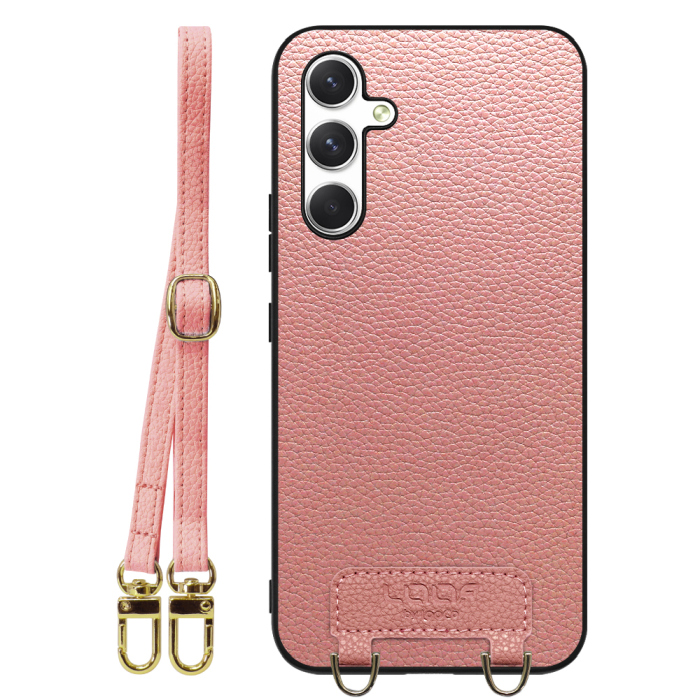 [ LOOF LUXURY-SHELL SHOULDER ] Galaxy A54 5G  ショルダーストラップ付き シンプルでスマート 本革 シェル型ケース ショルダー ストラップ スマホショルダー [ Galaxy A54 5G ]
