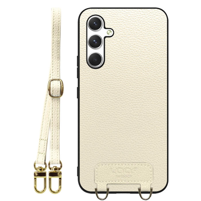 [ LOOF LUXURY-SHELL SHOULDER ] Galaxy A54 5G  ショルダーストラップ付き シンプルでスマート 本革 シェル型ケース ショルダー ストラップ スマホショルダー [ Galaxy A54 5G ]