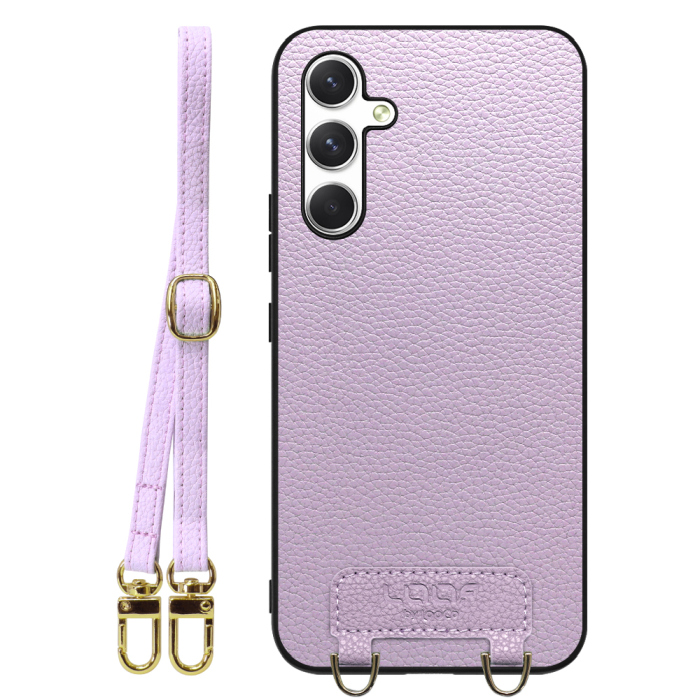 [ LOOF LUXURY-SHELL SHOULDER ] Galaxy A54 5G  ショルダーストラップ付き シンプルでスマート 本革 シェル型ケース ショルダー ストラップ スマホショルダー [ Galaxy A54 5G ]