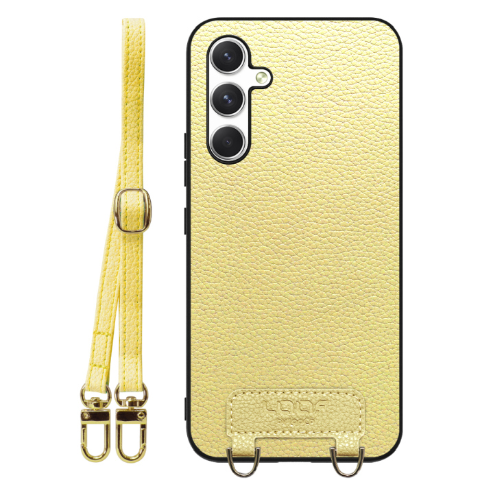 [ LOOF LUXURY-SHELL SHOULDER ] Galaxy A54 5G  ショルダーストラップ付き シンプルでスマート 本革 シェル型ケース ショルダー ストラップ スマホショルダー [ Galaxy A54 5G ]