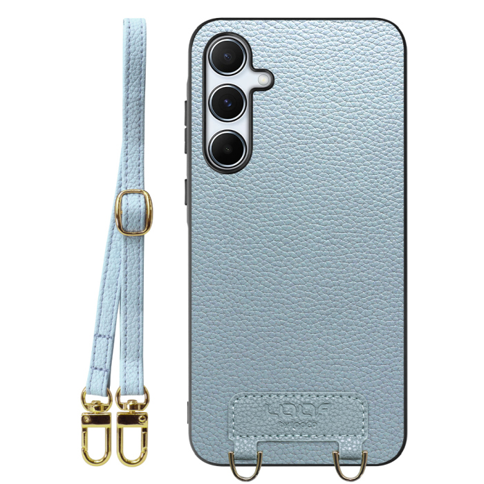 [ LOOF LUXURY-SHELL SHOULDER ] Galaxy A55 5G  ショルダーストラップ付き シンプルでスマート 本革 シェル型ケース ショルダー ストラップ スマホショルダー [ Galaxy A55 5G ]