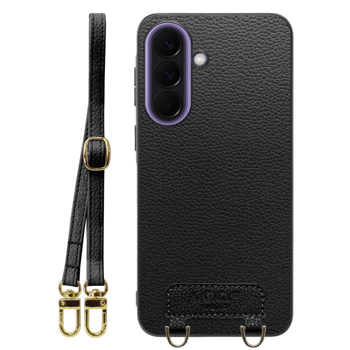[ LOOF LUXURY-SHELL SHOULDER ] Galaxy A57 5G SC-54G SCG39 SM-A576Z SM-A576C ショルダーストラップ付き シンプルでスマート 本革 シェル型ケース ショルダー ストラップ スマホショルダー [ Galaxy A57 5G ]