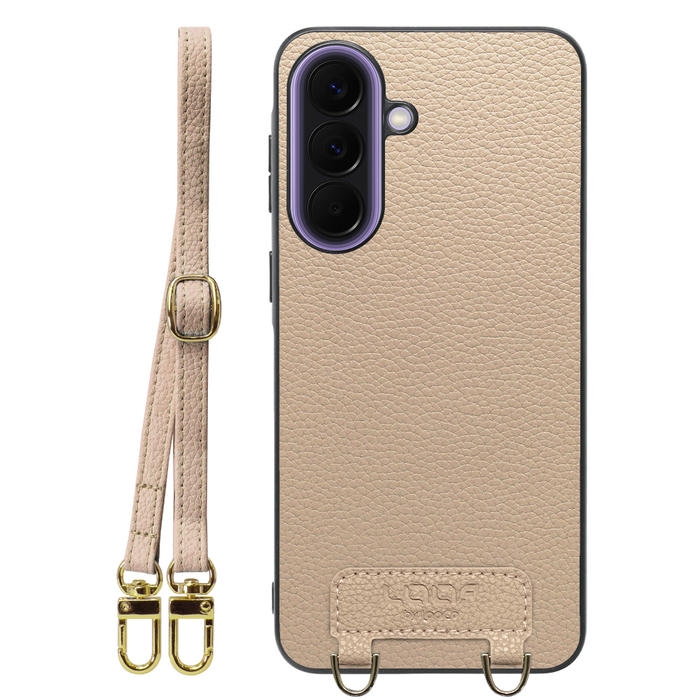 [ LOOF LUXURY-SHELL SHOULDER ] Galaxy A57 5G SC-54G SCG39 SM-A576Z SM-A576C ショルダーストラップ付き シンプルでスマート 本革 シェル型ケース ショルダー ストラップ スマホショルダー [ Galaxy A57 5G ]