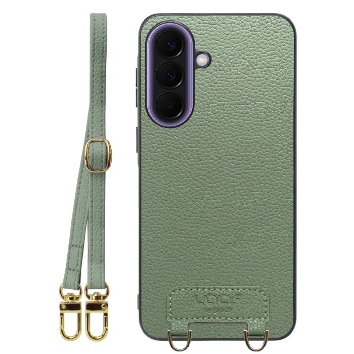 [ LOOF LUXURY-SHELL SHOULDER ] Galaxy A57 5G SC-54G SCG39 SM-A576Z SM-A576C ショルダーストラップ付き シンプルでスマート 本革 シェル型ケース ショルダー ストラップ スマホショルダー [ Galaxy A57 5G ]