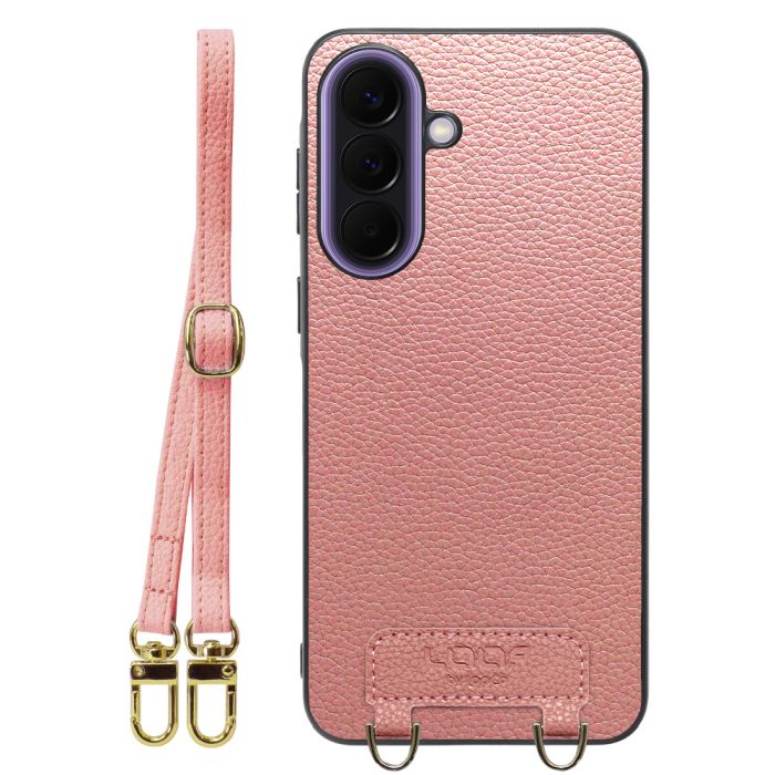 [ LOOF LUXURY-SHELL SHOULDER ] Galaxy A57 5G SC-54G SCG39 SM-A576Z SM-A576C ショルダーストラップ付き シンプルでスマート 本革 シェル型ケース ショルダー ストラップ スマホショルダー [ Galaxy A57 5G ]