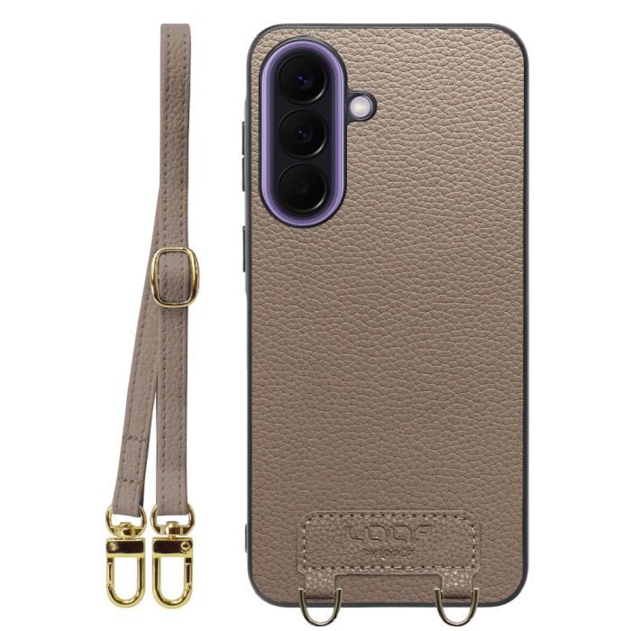 [ LOOF LUXURY-SHELL SHOULDER ] Galaxy A57 5G SC-54G SCG39 SM-A576Z SM-A576C ショルダーストラップ付き シンプルでスマート 本革 シェル型ケース ショルダー ストラップ スマホショルダー [ Galaxy A57 5G ]