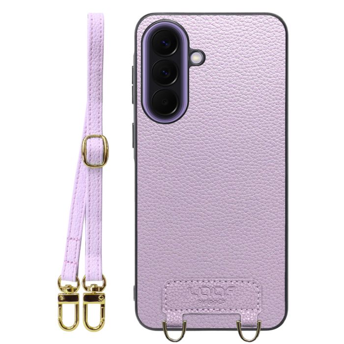 [ LOOF LUXURY-SHELL SHOULDER ] Galaxy A57 5G SC-54G SCG39 SM-A576Z SM-A576C ショルダーストラップ付き シンプルでスマート 本革 シェル型ケース ショルダー ストラップ スマホショルダー [ Galaxy A57 5G ]