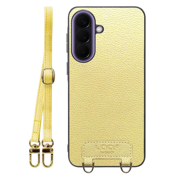 [ LOOF LUXURY-SHELL SHOULDER ] Galaxy A57 5G SC-54G SCG39 SM-A576Z SM-A576C ショルダーストラップ付き シンプルでスマート 本革 シェル型ケース ショルダー ストラップ スマホショルダー [ Galaxy A57 5G ]