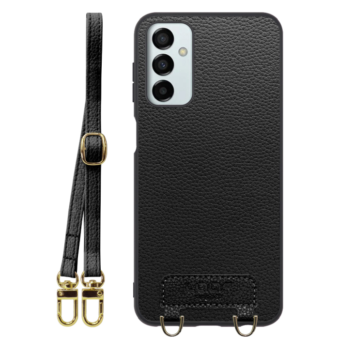 [ LOOF LUXURY-SHELL SHOULDER ] Galaxy M23 5G m235g ショルダーストラップ付き シンプルでスマート 本革 シェル型ケース ショルダー ストラップ スマホショルダー [ Galaxy M23 5G ]