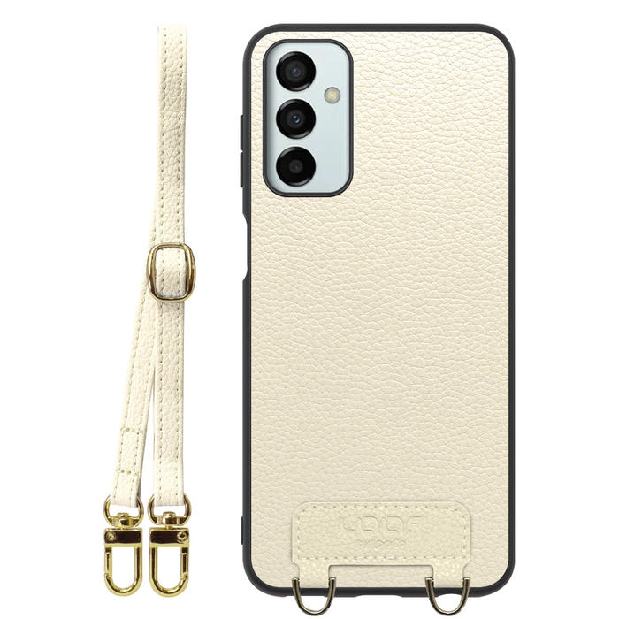 [ LOOF LUXURY-SHELL SHOULDER ] Galaxy M23 5G m235g ショルダーストラップ付き シンプルでスマート 本革 シェル型ケース ショルダー ストラップ スマホショルダー [ Galaxy M23 5G ]