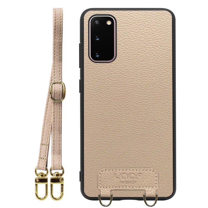 [ LOOF LUXURY-SHELL SHOULDER ] Galaxy S20 5G SC-51A / SCG01 s205g ショルダーストラップ付き シンプルでスマート 本革 シェル型ケース ショルダー ストラップ スマホショルダー [ Galaxy S20 5G ]