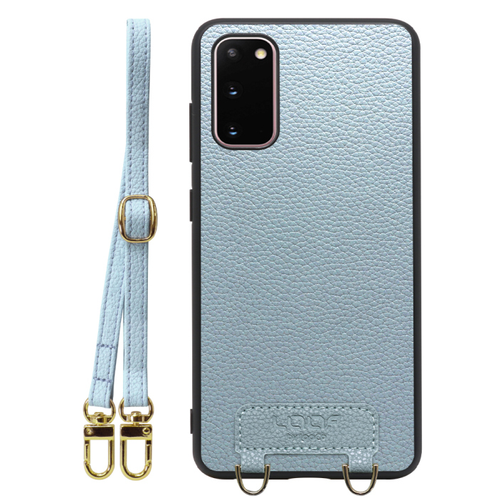 [ LOOF LUXURY-SHELL SHOULDER ] Galaxy S20 5G SC-51A / SCG01 s205g ショルダーストラップ付き シンプルでスマート 本革 シェル型ケース ショルダー ストラップ スマホショルダー [ Galaxy S20 5G ]
