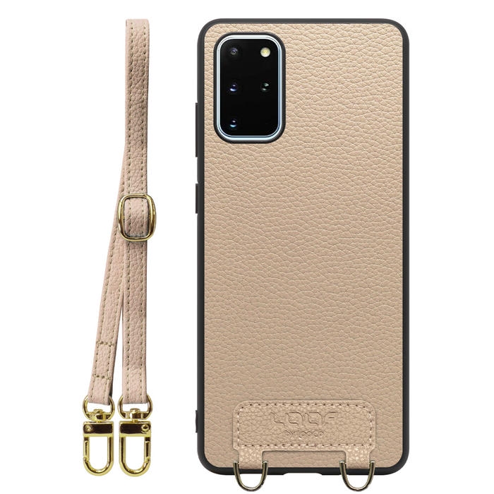 [ LOOF LUXURY-SHELL SHOULDER ] Galaxy S20+ 5G SC-52A / SCG02 s20plus S20 plus s20プラス s20+5g s20plus5g ショルダーストラップ付き シンプルでスマート 本革 シェル型ケース ショルダー ストラップ スマホショルダー [ Galaxy S20+ 5G ]