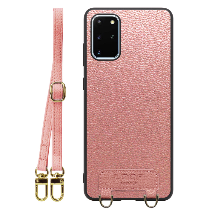 [ LOOF LUXURY-SHELL SHOULDER ] Galaxy S20+ 5G SC-52A / SCG02 s20plus S20 plus s20プラス s20+5g s20plus5g ショルダーストラップ付き シンプルでスマート 本革 シェル型ケース ショルダー ストラップ スマホショルダー [ Galaxy S20+ 5G ]