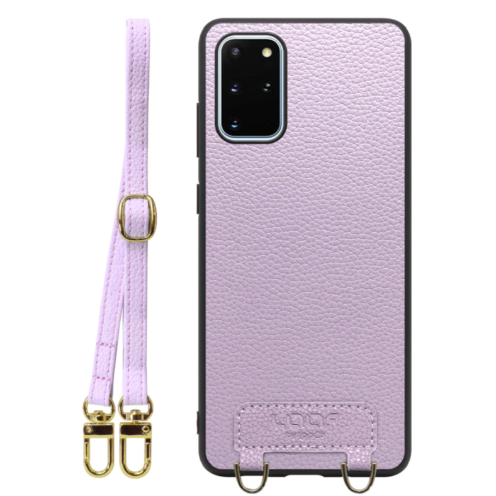 [ LOOF LUXURY-SHELL SHOULDER ] Galaxy S20+ 5G SC-52A / SCG02 s20plus S20 plus s20プラス s20+5g s20plus5g ショルダーストラップ付き シンプルでスマート 本革 シェル型ケース ショルダー ストラップ スマホショルダー [ Galaxy S20+ 5G ]