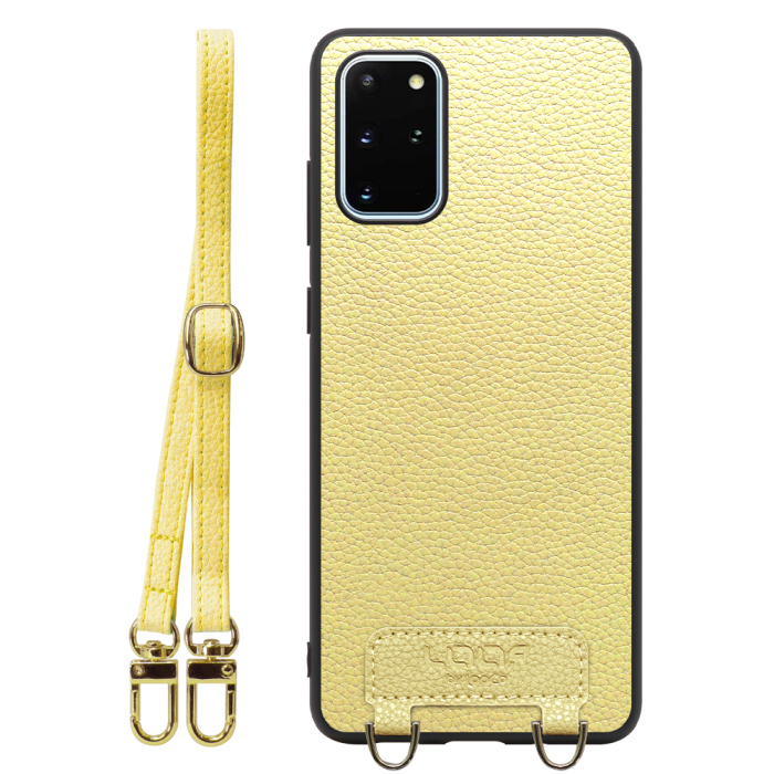 [ LOOF LUXURY-SHELL SHOULDER ] Galaxy S20+ 5G SC-52A / SCG02 s20plus S20 plus s20プラス s20+5g s20plus5g ショルダーストラップ付き シンプルでスマート 本革 シェル型ケース ショルダー ストラップ スマホショルダー [ Galaxy S20+ 5G ]