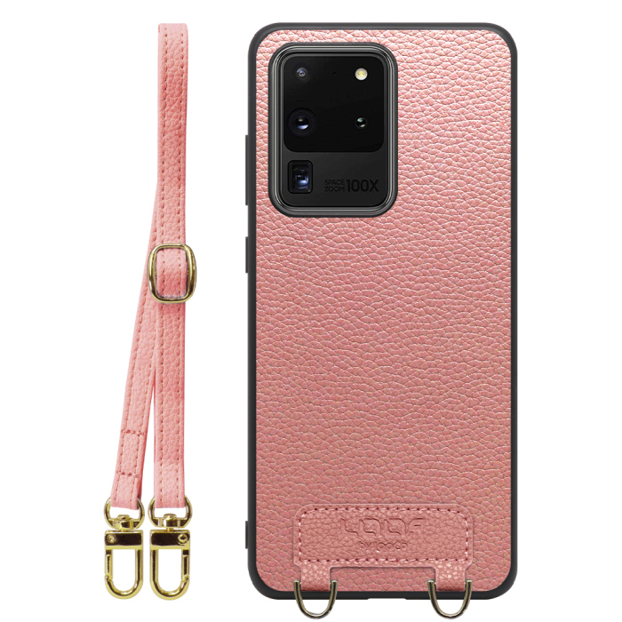 [ LOOF LUXURY-SHELL SHOULDER ] Galaxy S20 Ultra s20ultra ショルダーストラップ付き シンプルでスマート 本革 シェル型ケース ショルダー ストラップ スマホショルダー [ Galaxy S20 Ultra 5G ]