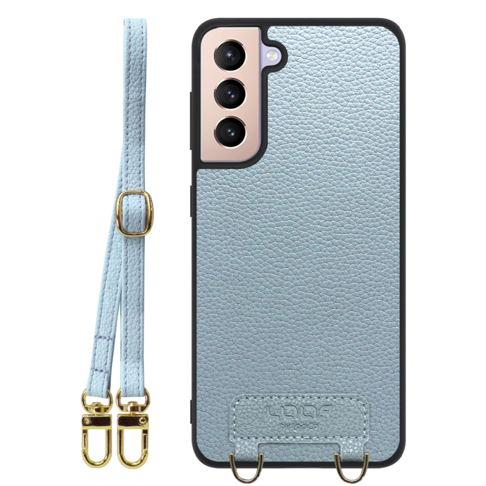 [ LOOF LUXURY-SHELL SHOULDER ] Galaxy S21+ 5G SCG10 s21plus s21 plus s21plus5g s21+5g ショルダーストラップ付き シンプルでスマート 本革 シェル型ケース ショルダー ストラップ スマホショルダー [ Galaxy S21+ 5G ]