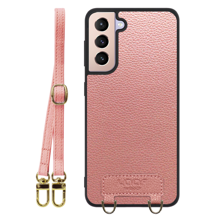 [ LOOF LUXURY-SHELL SHOULDER ] Galaxy S21+ 5G SCG10 s21plus s21 plus s21plus5g s21+5g ショルダーストラップ付き シンプルでスマート 本革 シェル型ケース ショルダー ストラップ スマホショルダー [ Galaxy S21+ 5G ]