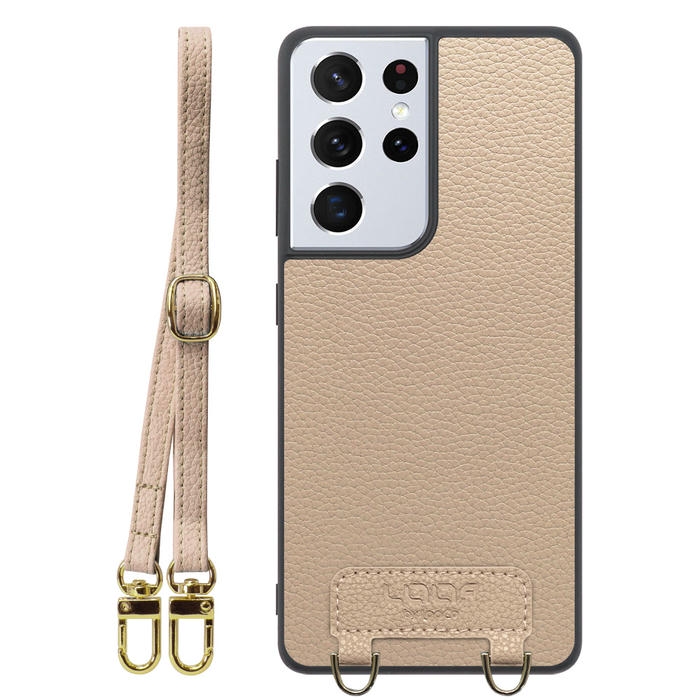 [ LOOF LUXURY-SHELL SHOULDER ] Galaxy S21 Ultra 5G SC-52B s21ultra5g s21ultra ショルダーストラップ付き シンプルでスマート 本革 シェル型ケース ショルダー ストラップ スマホショルダー [ Galaxy S21 Ultra 5G ]