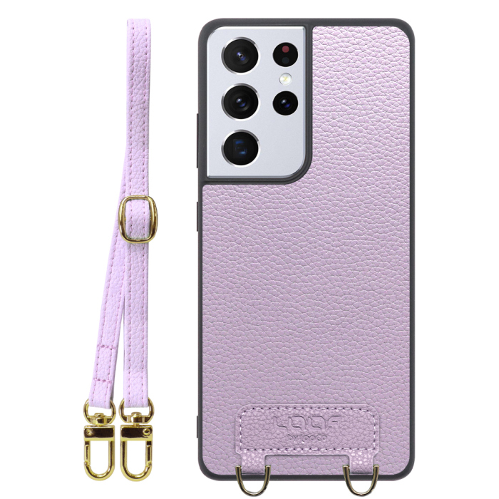 [ LOOF LUXURY-SHELL SHOULDER ] Galaxy S21 Ultra 5G SC-52B s21ultra5g s21ultra ショルダーストラップ付き シンプルでスマート 本革 シェル型ケース ショルダー ストラップ スマホショルダー [ Galaxy S21 Ultra 5G ]