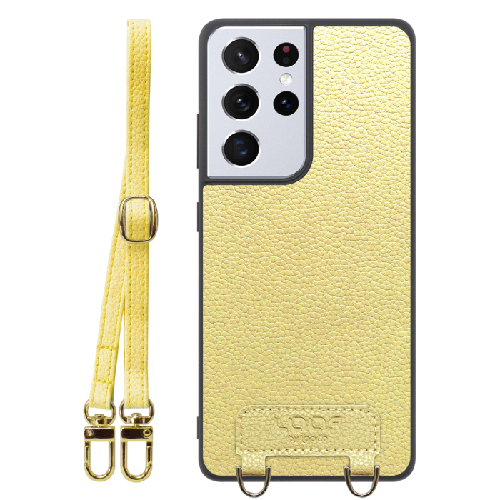 [ LOOF LUXURY-SHELL SHOULDER ] Galaxy S21 Ultra 5G SC-52B s21ultra5g s21ultra ショルダーストラップ付き シンプルでスマート 本革 シェル型ケース ショルダー ストラップ スマホショルダー [ Galaxy S21 Ultra 5G ]