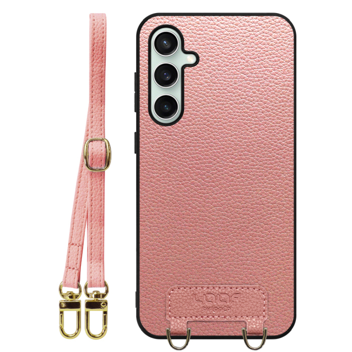 [ LOOF LUXURY-SHELL SHOULDER ] Galaxy S23 FE s23fe ショルダーストラップ付き シンプルでスマート 本革 シェル型ケース ショルダー ストラップ スマホショルダー [ Galaxy S23 FE ]
