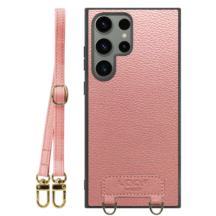 [ LOOF LUXURY-SHELL SHOULDER ] Galaxy S23 Ultra s23ultra ショルダーストラップ付き シンプルでスマート 本革 シェル型ケース ショルダー ストラップ スマホショルダー [ Galaxy S23 Ultra ]